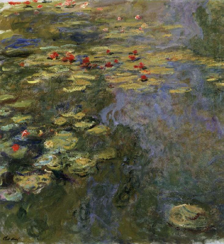 Claude Monet The Water-Lily Pool oil painting image